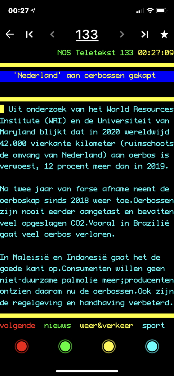 Nederland aan oerbos gekapt